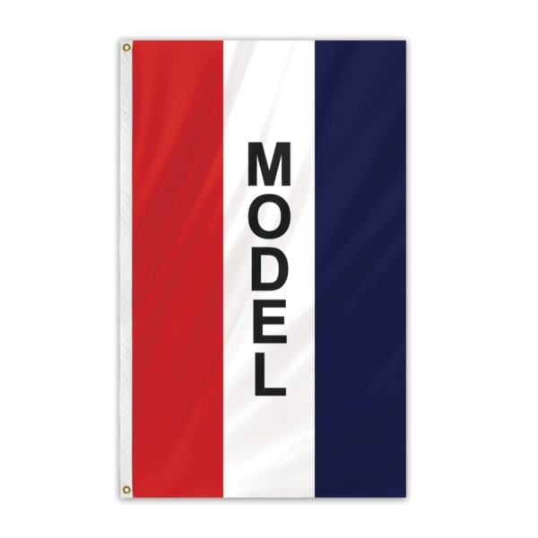 Model Message Flag 3'x5' Vertical Flag